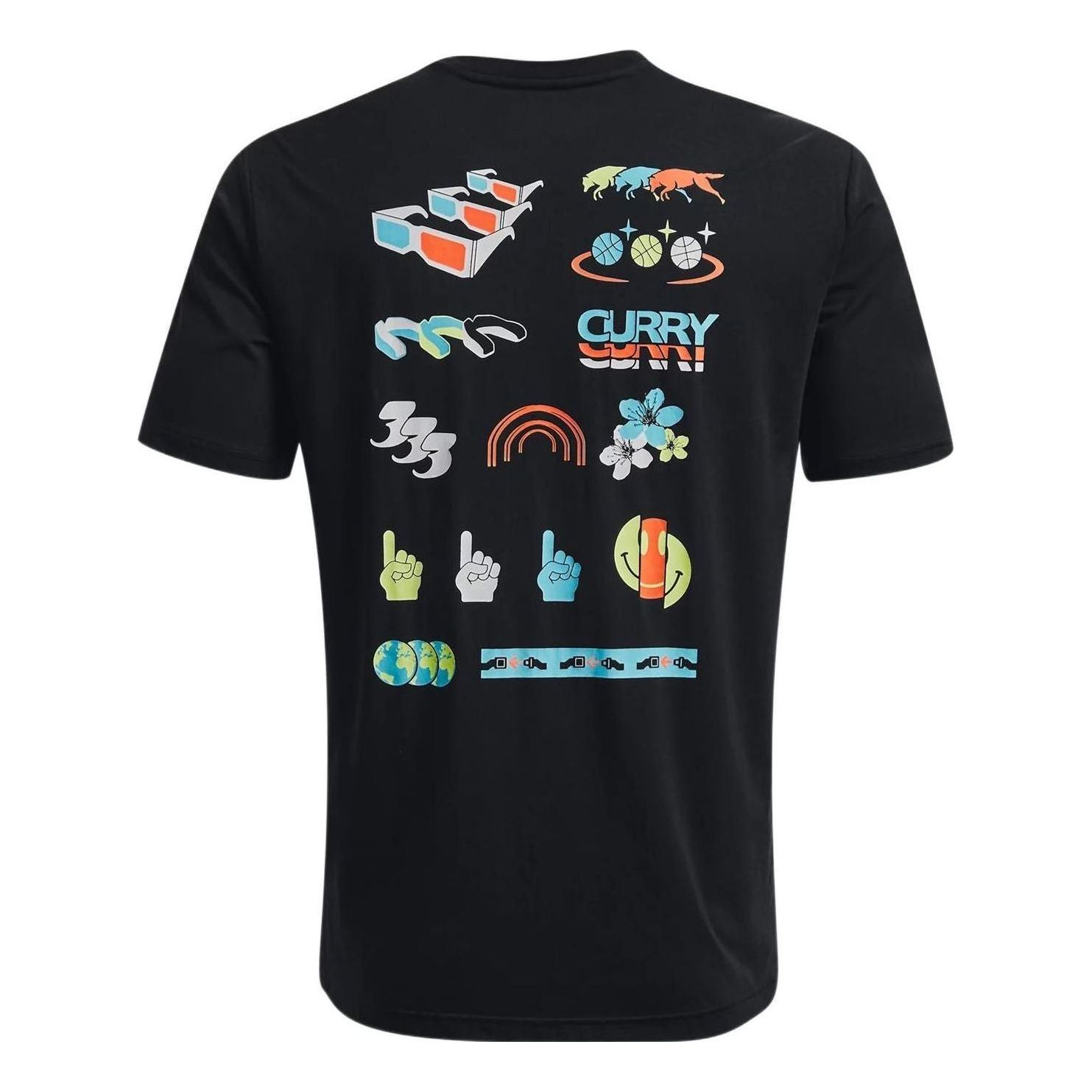 Under Armour Curry Rule Of 3 T-shirt 'Black' 1372840-001 sold by KicksCrew