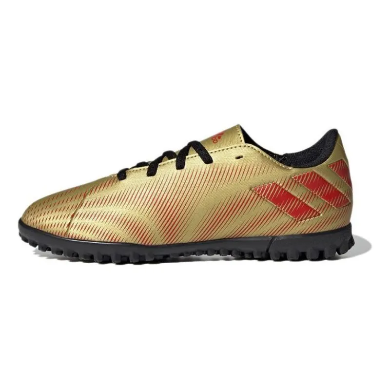 (GS) Adidas Nemeziz Messi .4 TF Shoes 'Gold Metallic Scarlet Core Black' FY0812 sold by KicksCrew