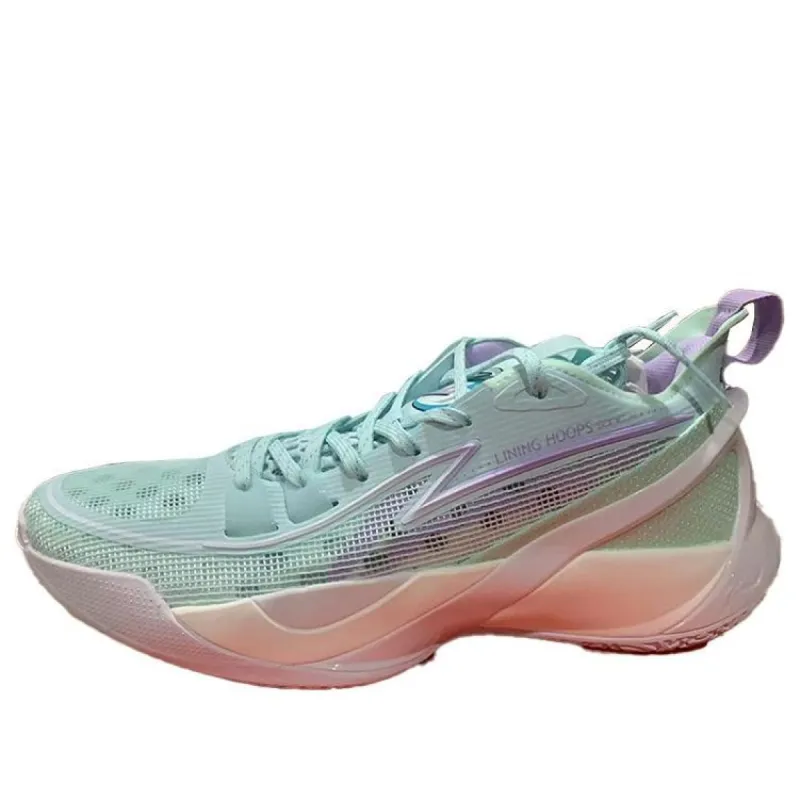 Li-Ning Sonic 10 V2 Low 'Mint Green Purple' ABAS057-3 sold by KicksCrew