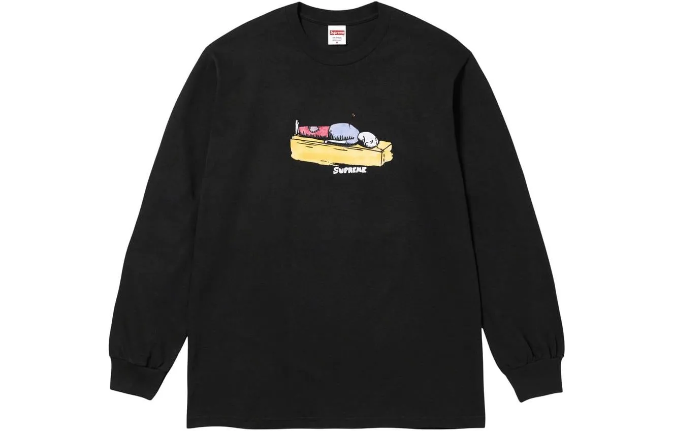 Supreme FW23 Week7 Neil Blender Arrow Long Sleeve T-shirt 'Black' SUP-FW23-139 sold by KicksCrew product image thumbnail 2