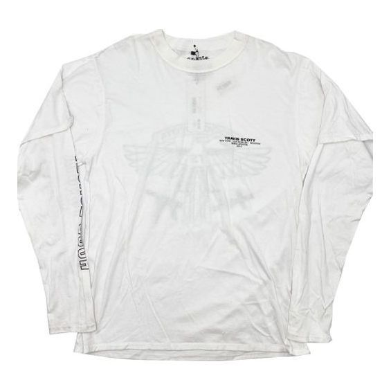 Travis Scott Cactus Jack Long Sleeve Hood Toyota T-Shirt 'White' TC-342 sold by KicksCrew product image thumbnail 2