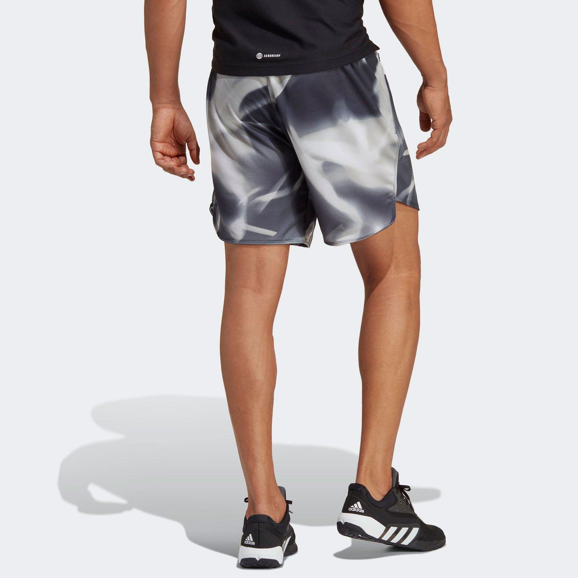 Adidas Designed For Training HEAT.RDY HIIT Allover Print Training Shorts 'Sliver Black' IC2039 sold by KicksCrew product image thumbnail 3