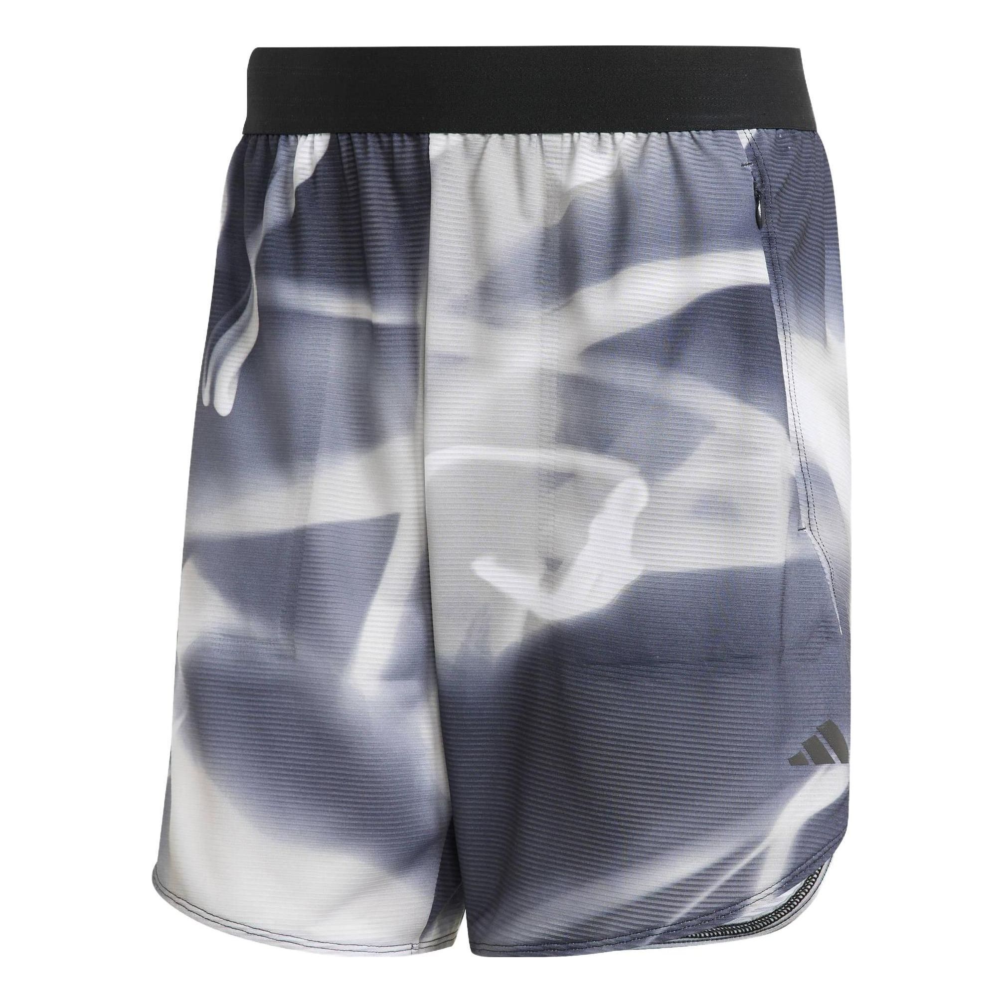 Adidas Designed For Training HEAT.RDY HIIT Allover Print Training Shorts 'Sliver Black' IC2039 sold by KicksCrew