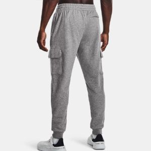 Under Armour Rival Fleece Cargo Joggers 'Grey' 1382134-026 sold by KicksCrew