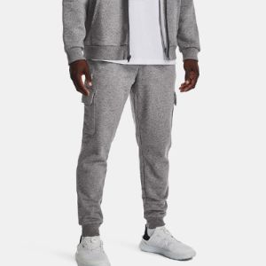 Under Armour Rival Fleece Cargo Joggers 'Grey' 1382134-026 sold by KicksCrew
