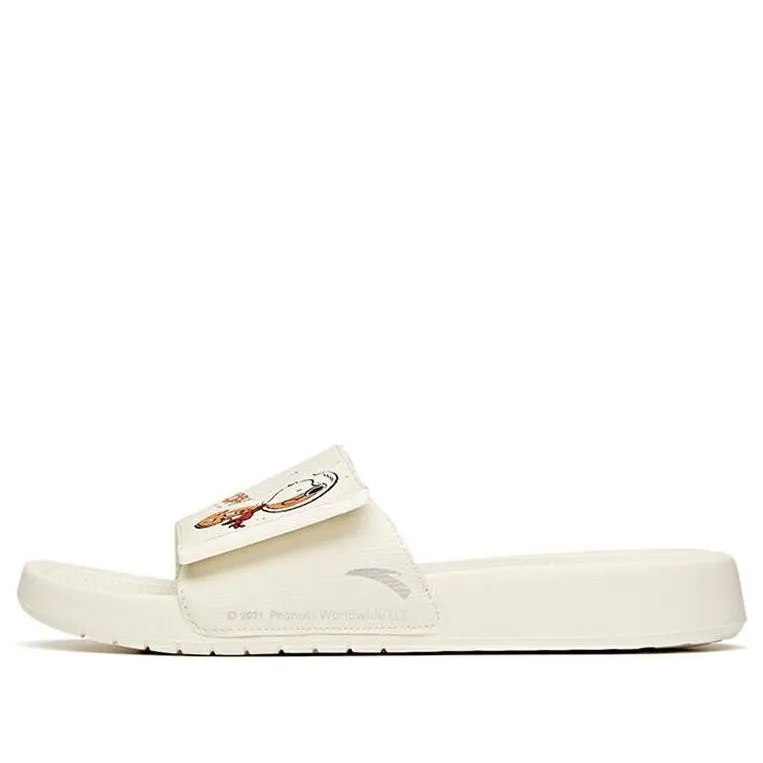 ANTA x Snoopy Life Series Slides 'White' 912126993-4 sold by KicksCrew