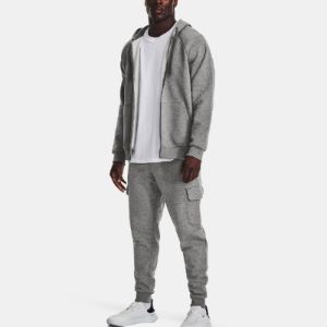 Under Armour Rival Fleece Cargo Joggers 'Grey' 1382134-026 sold by KicksCrew