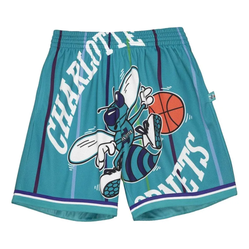Mitchell & Ness x NBA Big Face Shorts 'Charlotte Hornets' SHORBW19147-CHOHRBL sold by KicksCrew