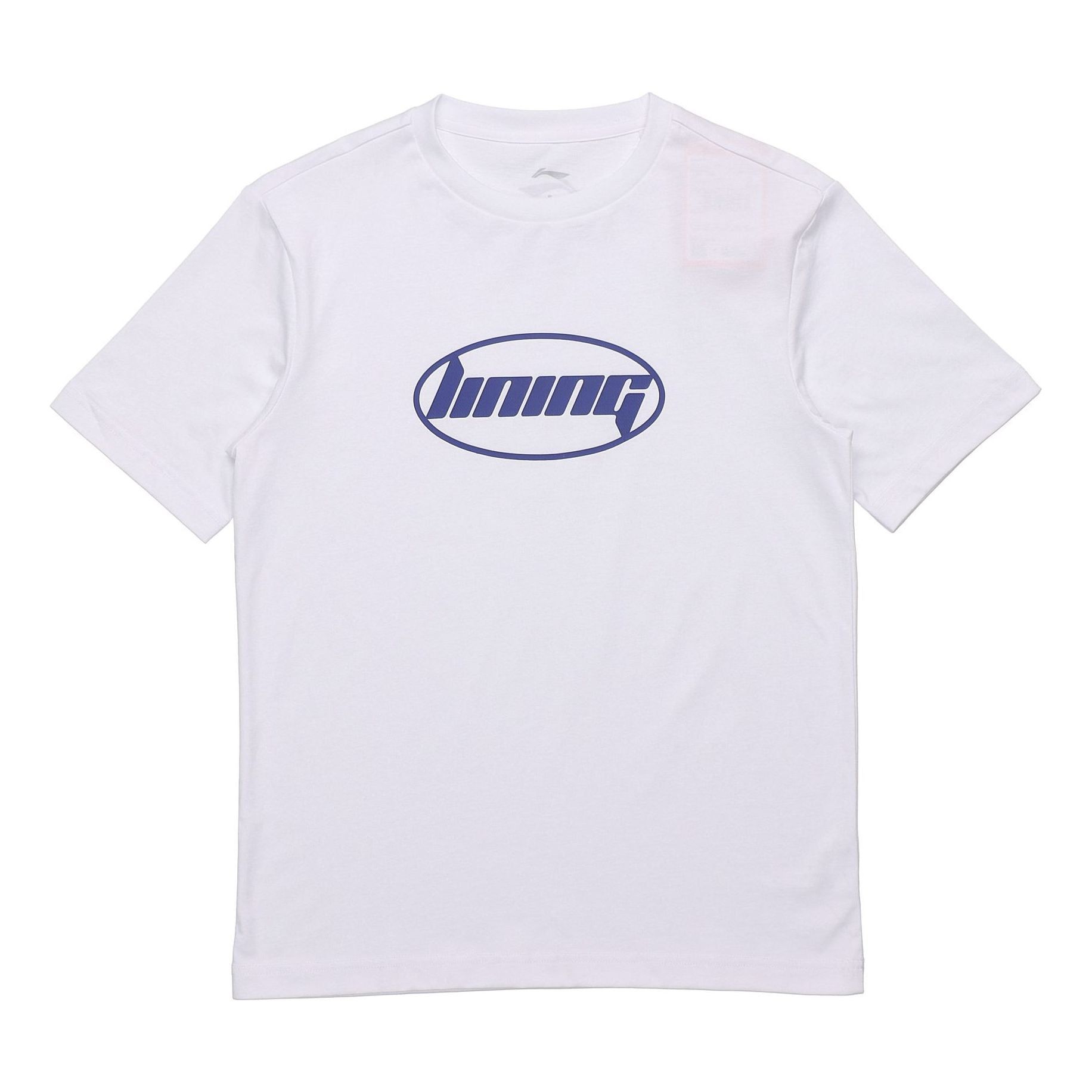 Li-Ning Logo T-shirt 'White Blue' AHSQ412-1 sold by KicksCrew