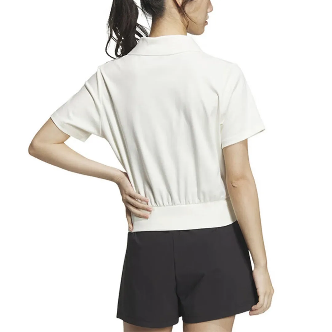 (WMNS) adidas Tech T-Shirt 'White Black' IM8821 sold by KicksCrew product image thumbnail 3