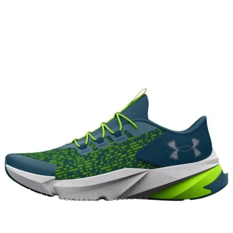 (PS) Under Armour Scramjet 5 AL 'Static Blue Lime Surge' 3025536-400 sold by KicksCrew