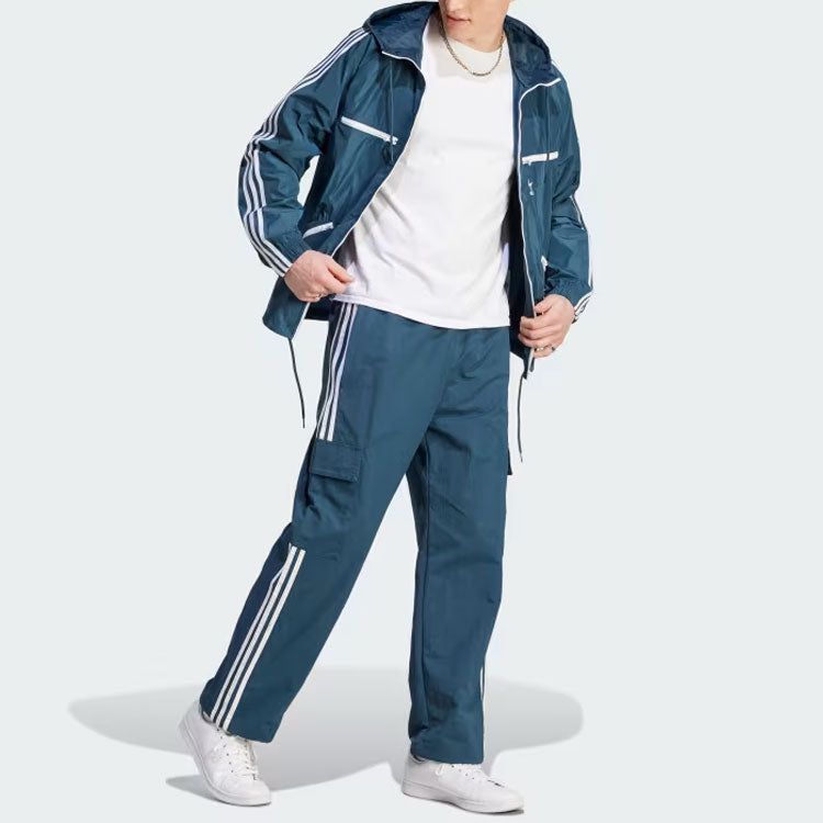 Adidas Adicolor Classics 3-Stripes Cargo Pants 'Teal' IM2103 sold by KicksCrew product image thumbnail 4