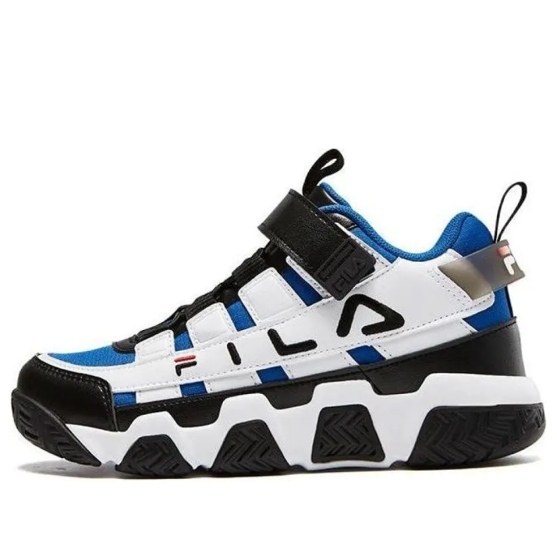 (GS) FILA Barricade Sneakers 'White Black Blue' K15B331204PBB sold by KicksCrew