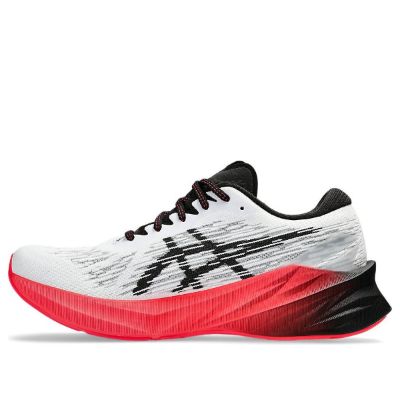 Asics Novablast 3 Wide 'White Black Electric Red' 1011B459-104 sold by KicksCrew