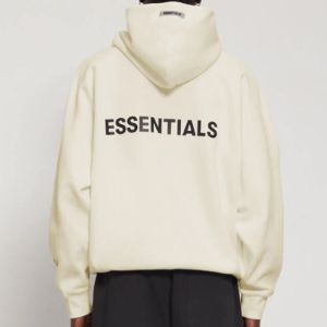 Fear of God Essentials FW20 Full Zip Hoodie 'Cream' 0192250500185569 sold by KicksCrew