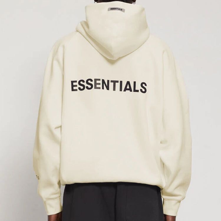 Fear of God Essentials FW20 Full Zip Hoodie 'Cream' 0192250500185569 sold by KicksCrew product image thumbnail 2