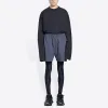Balenciaga Political Campaign Sweat Shorts 'Dark Grey' 676137TKVI91366 sold by KicksCrew