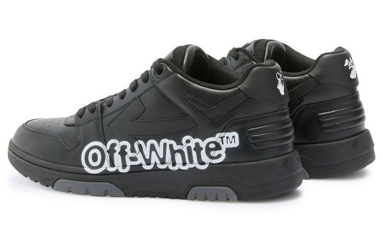 Off-White Out Of Office Low-Top For Walking Sneaker 'Black White' OMIA189S22LEA0041001 sold by KicksCrew product image thumbnail 4
