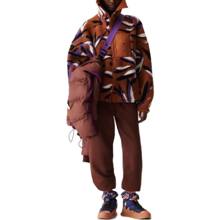 (WMNS) Adidas By Stella McCartney Sweat Tracksuit Bottoms 'Burgundy' IJ0575 sold by KicksCrew product image thumbnail 2