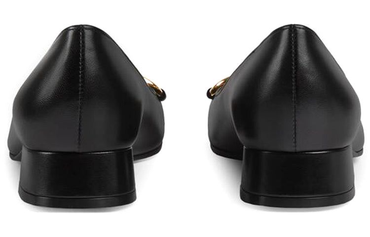 (WMNS) GUCCI Ballet Flat with Horsebit 'Black Leather' 645600-C9D00-1000 sold by KicksCrew product image thumbnail 4