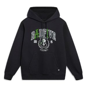 Li-Ning BadFive Graphic Hoodie 'Black' AWDT475-1 | Parallel