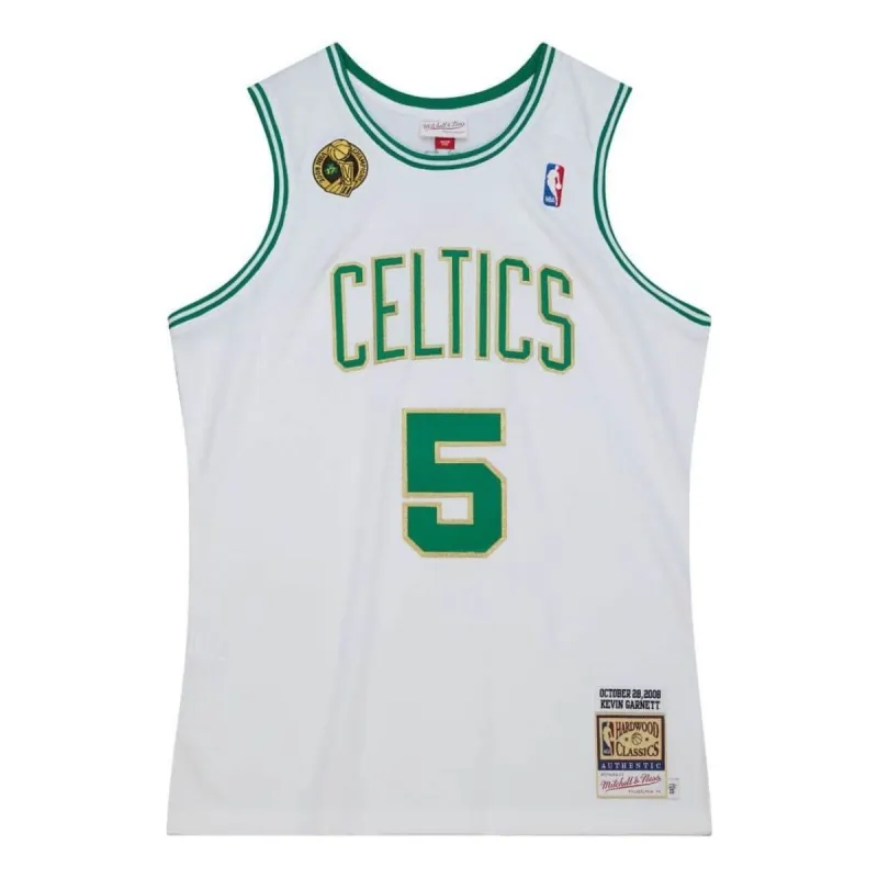 Mitchell & Ness x NBA Boston Celtics 2008-09 Jerseys 'Kevin Garnett 5' AJY4LG19024-BCEWHIT08KGA sold by KicksCrew