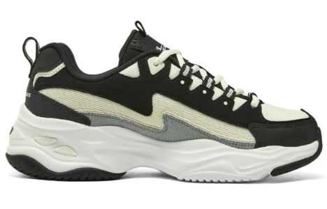 Skechers D'Lites 4.0 Shoes 'Black Beige Green' 894286-BKNT sold by KicksCrew