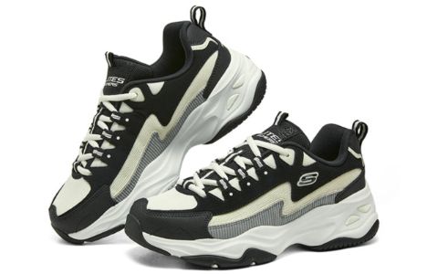 Skechers D'Lites 4.0 Shoes 'Black Beige Green' 894286-BKNT sold by KicksCrew
