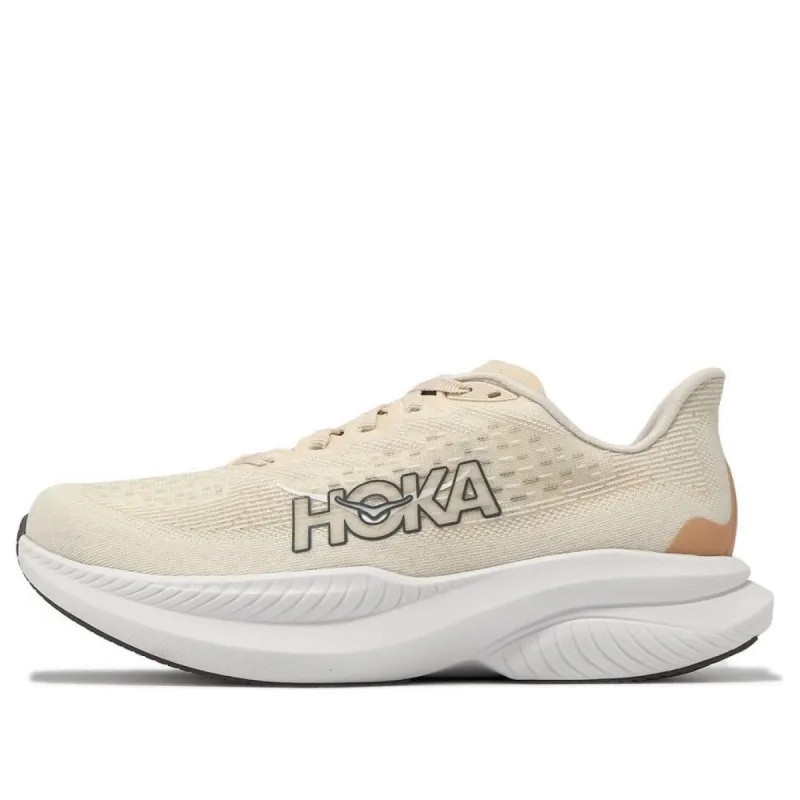 (WMNS) HOKA ONE ONE Mach 6 Wide 'Eggnog Vanilla' 1147834-EGV sold by KicksCrew