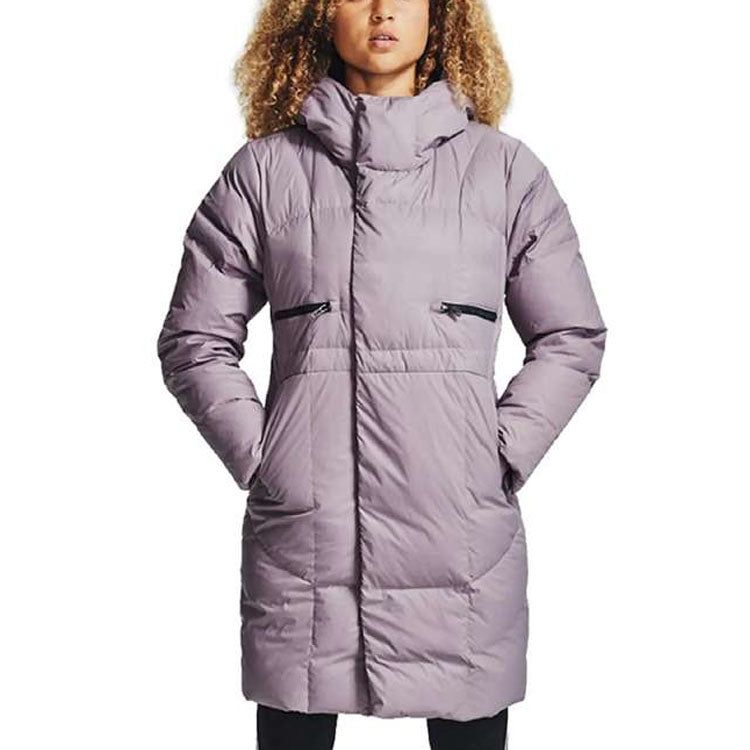 (WMNS) Under Armour Down Fleece Jacket 'Mauve' 1342791-585 sold by KicksCrew product image thumbnail 3