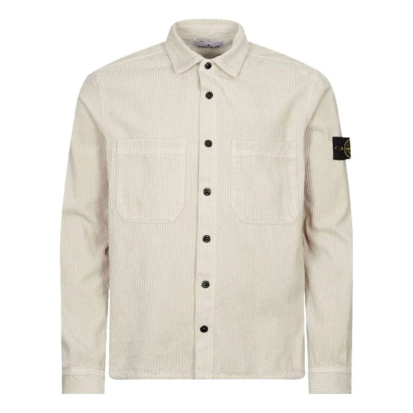 STONE ISLAND Cord Overshirt 'Plaster' 791511311-V0097 sold by KicksCrew