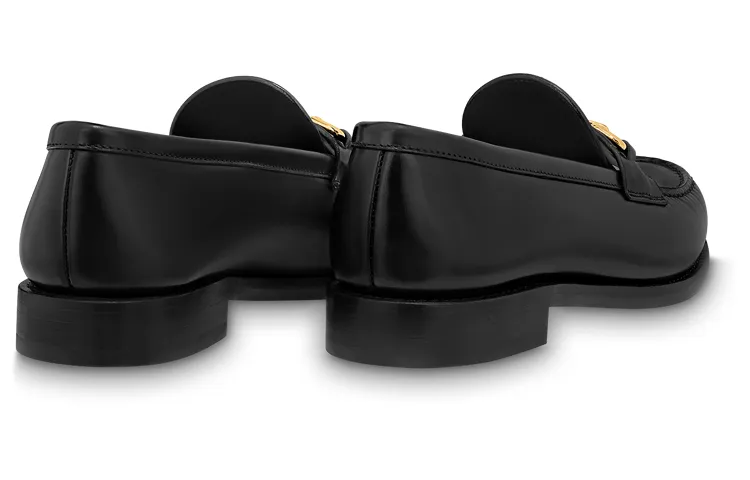 (WMNS) LOUIS VUITTON Chess Flat Loafer Shoes 'Black' 1ABIBA sold by KicksCrew product image thumbnail 4