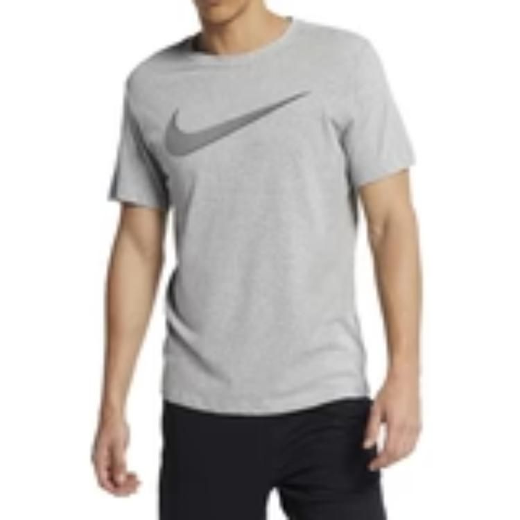 Nike Dri-fit Training T-shirt 'Grey Black' AR5968-432 sold by KicksCrew product image thumbnail 2