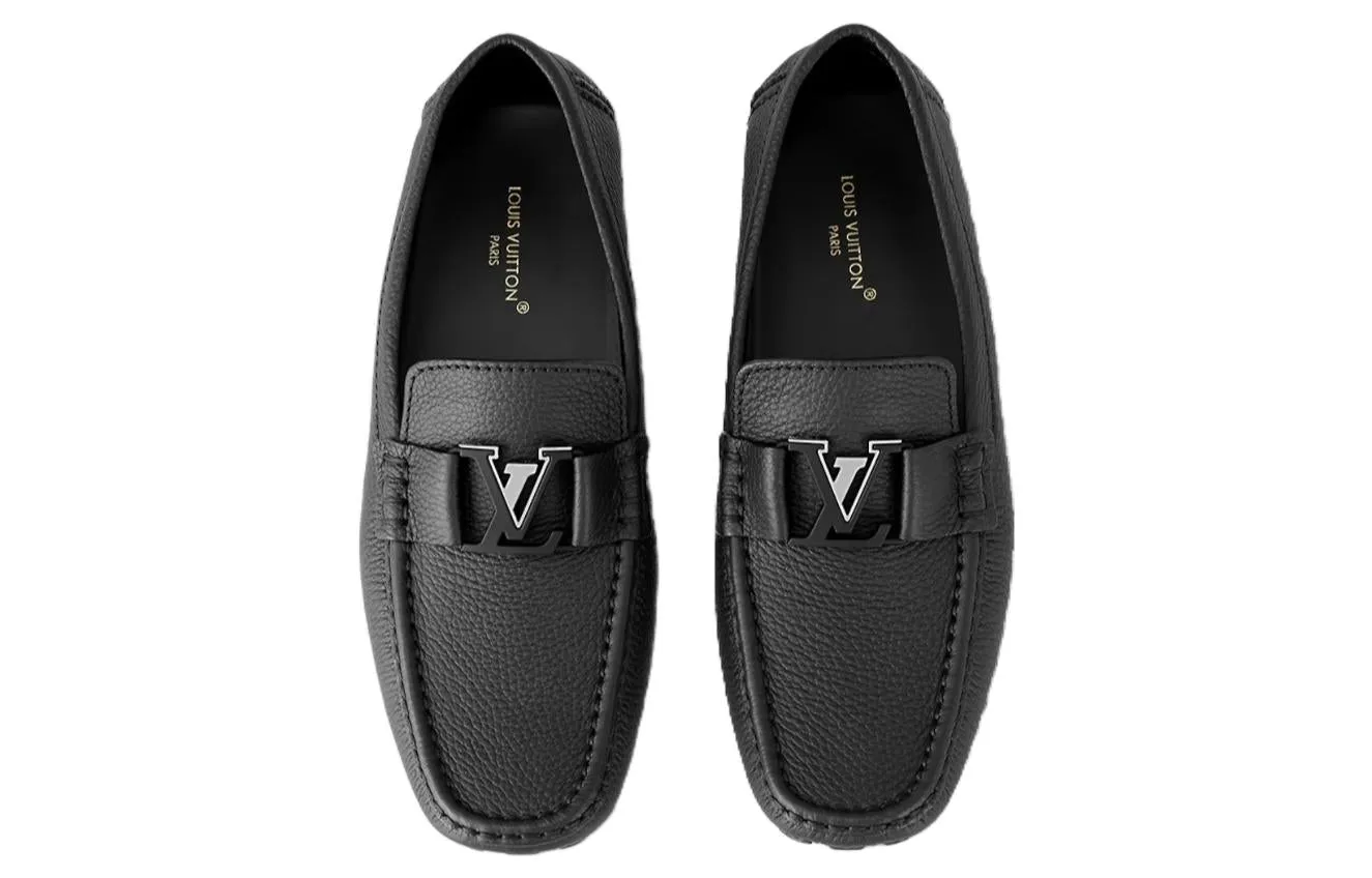 LOUIS VUITTON Monte Carlo Moccasin Shoes 'Black Plain' 1AC53Y sold by KicksCrew product image thumbnail 3