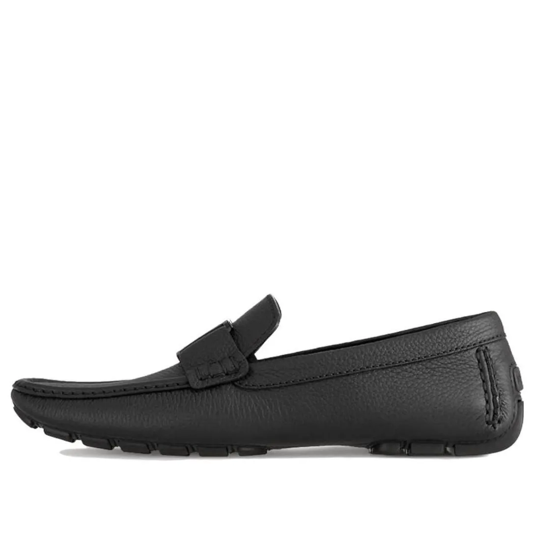 LOUIS VUITTON Monte Carlo Moccasin Shoes 'Black Plain' 1AC53Y sold by KicksCrew