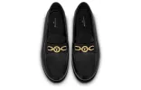 (WMNS) LOUIS VUITTON Chess Flat Loafer Shoes 'Black' 1ABIBA sold by KicksCrew