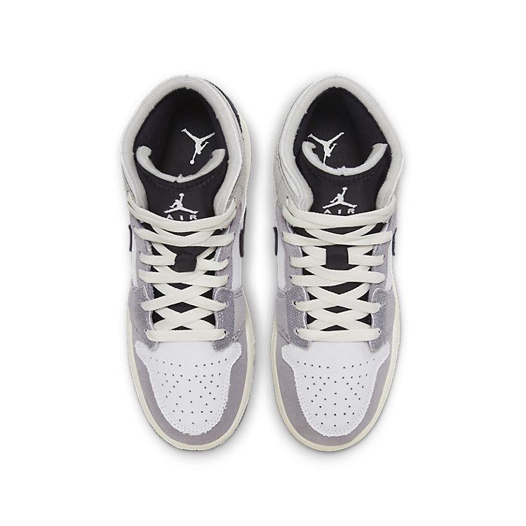 (GS) Air Jordan 1 Mid SE Craft 'Inside Out - Cement Grey' FD9091-002 sold by KicksCrew product image thumbnail 3