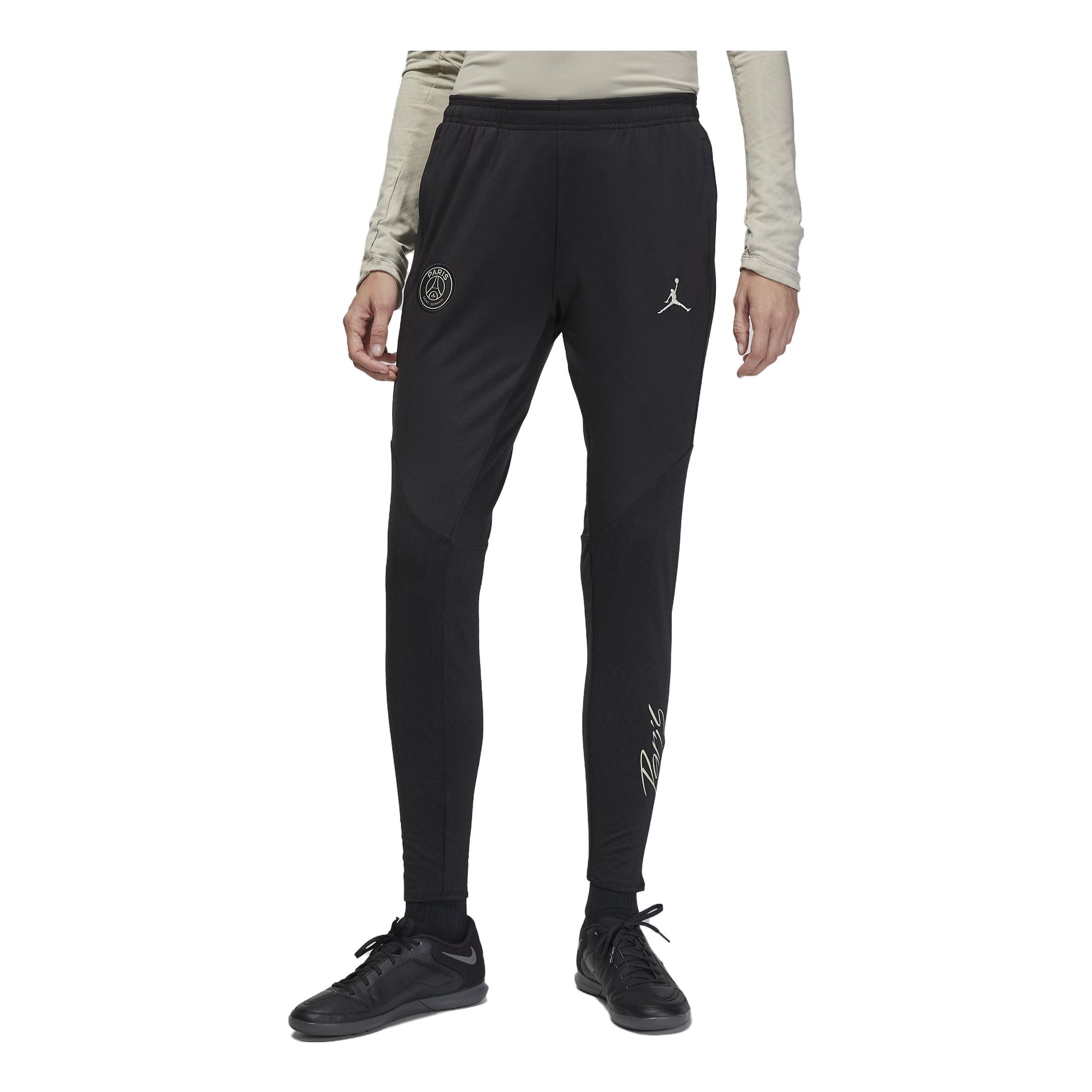 (WMNS) Air Jordan x Paris Saint-Germain Strike Third Football Knit Pants 'Black' DZ0899-010 sold by KicksCrew