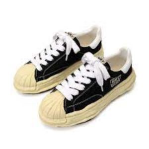 Maison MIHARA YASUHIRO BLAKEY VL OG Sole Canvas Low-top Sneaker 'Black' A09FW732-BLK sold by KicksCrew