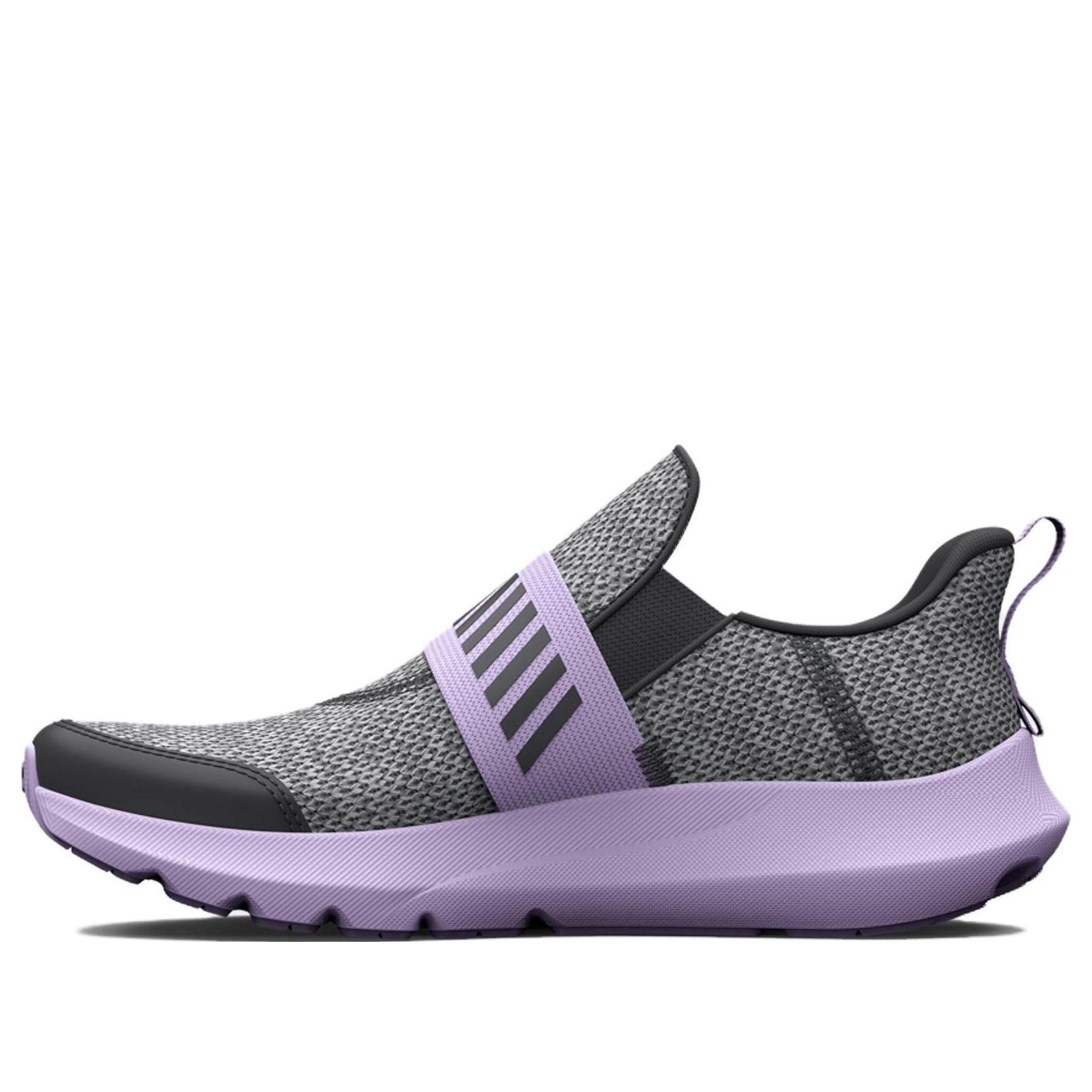 (PS) Under Armour Surge 3 Slip 'Jet Grey Nebula Purple' 3026532-101 sold by KicksCrew