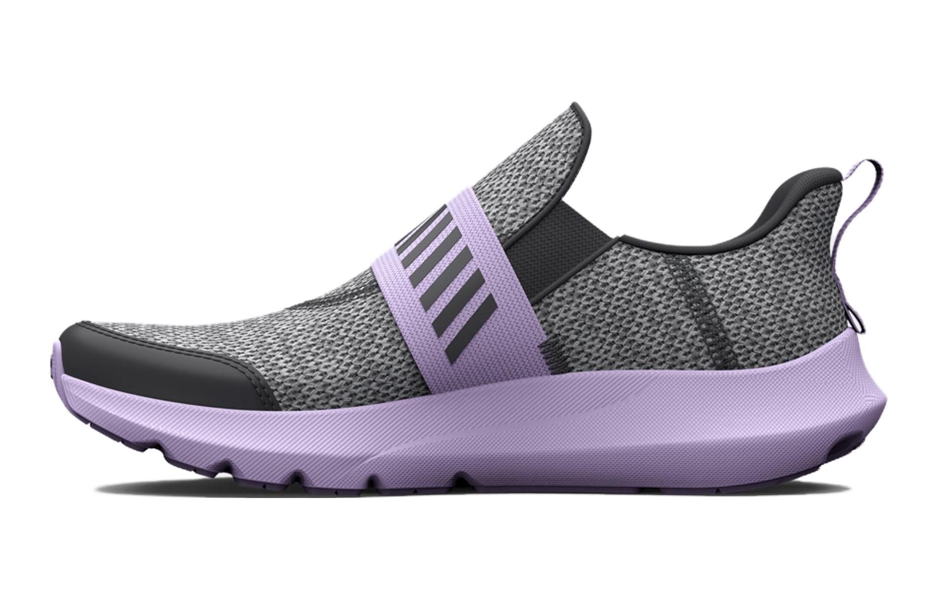 (PS) Under Armour Surge 3 Slip 'Jet Grey Nebula Purple' 3026532-101 sold by KicksCrew product image thumbnail 2
