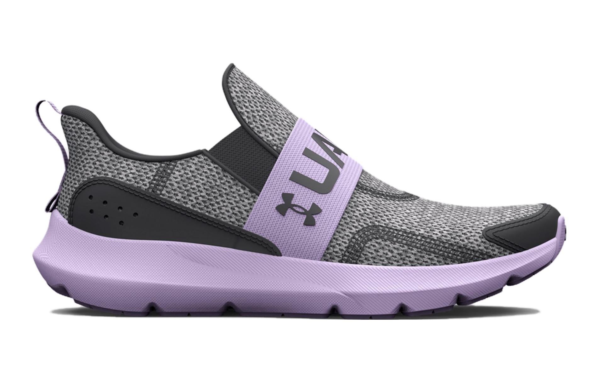 (PS) Under Armour Surge 3 Slip 'Jet Grey Nebula Purple' 3026532-101 sold by KicksCrew product image thumbnail 3