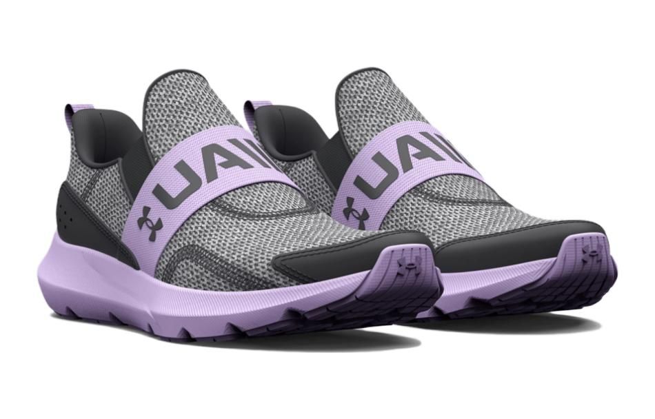 (PS) Under Armour Surge 3 Slip 'Jet Grey Nebula Purple' 3026532-101 sold by KicksCrew product image thumbnail 4
