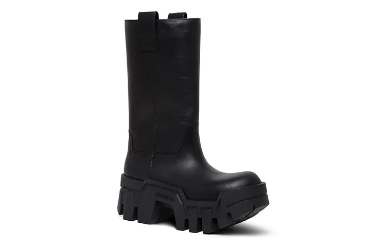 (WMNS) Balenciaga Bulldozer Boots 'Black Poluyurethane' 671555WBCQ01000 sold by KicksCrew product image thumbnail 2