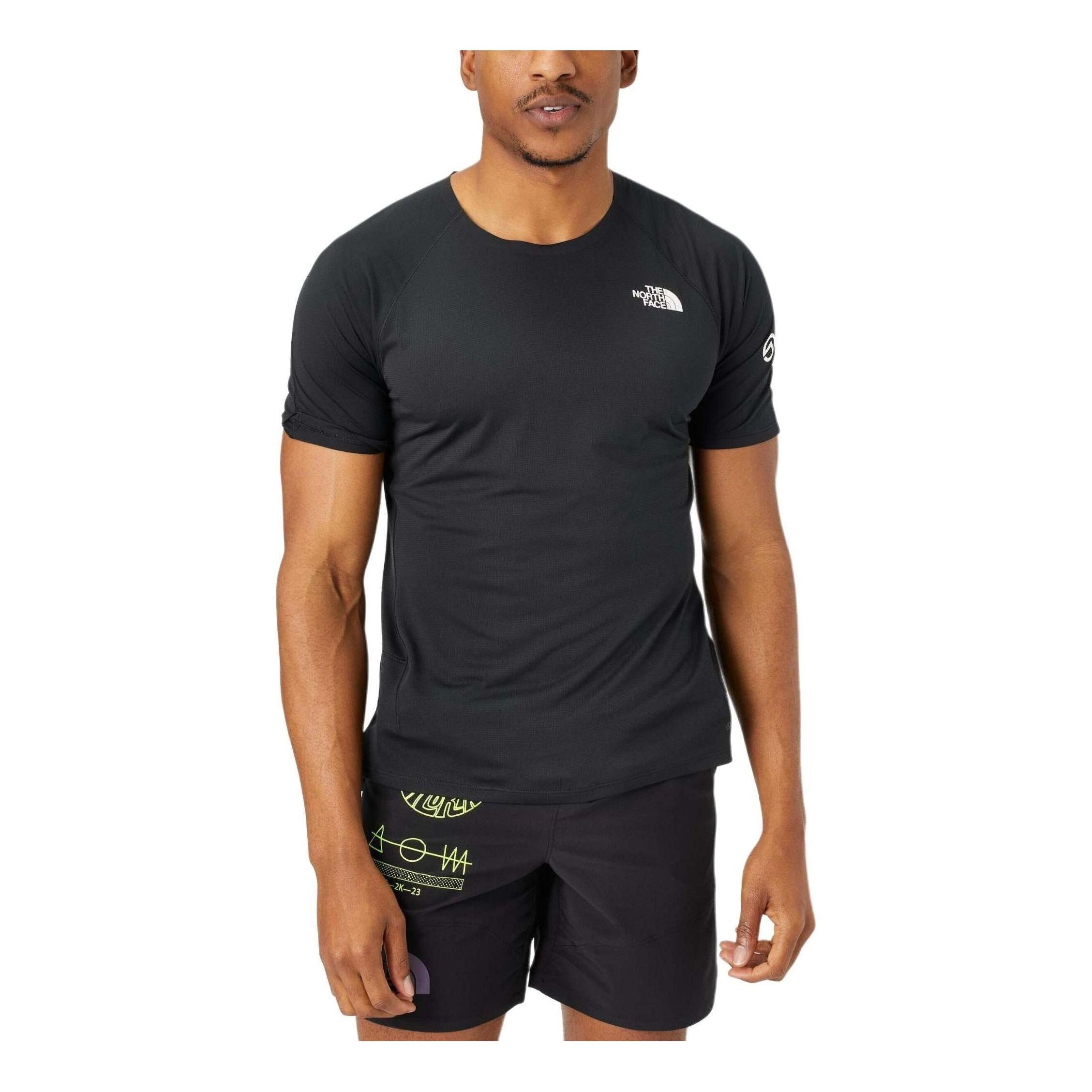 THE NORTH FACE Mountain Flag T-shirt 'Black' NF0A7ZTR-JK3 sold by KicksCrew