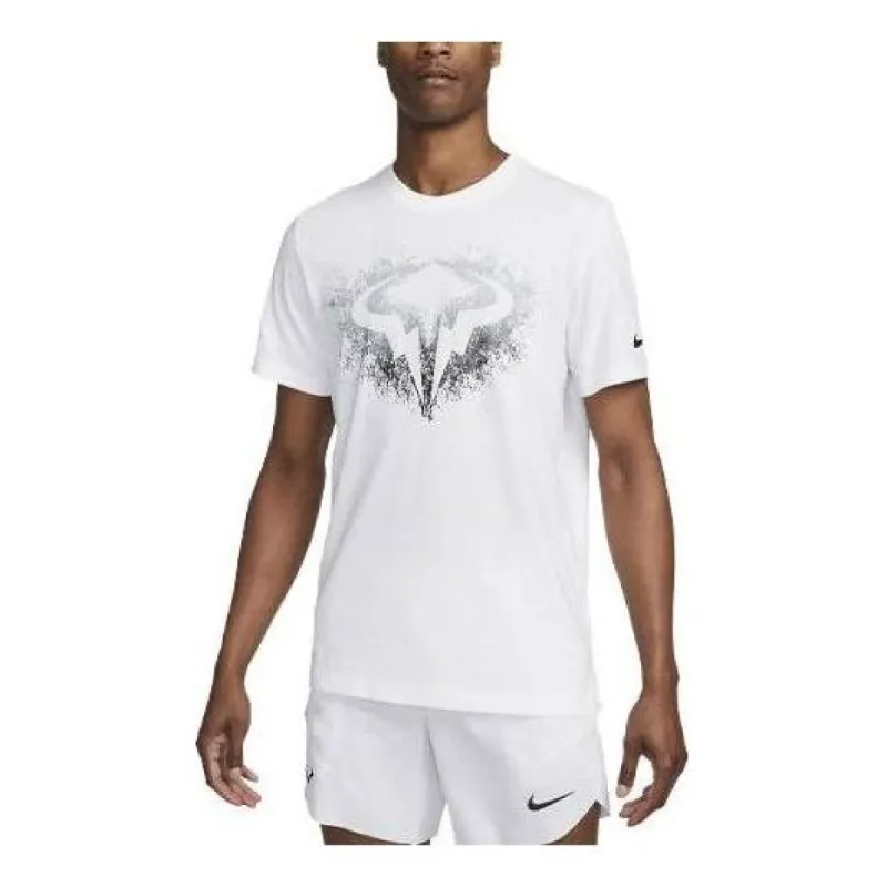 NikeCourt Dri-FIT Rafa Tennis T-shirt 'White' FJ1504-100 sold by KicksCrew