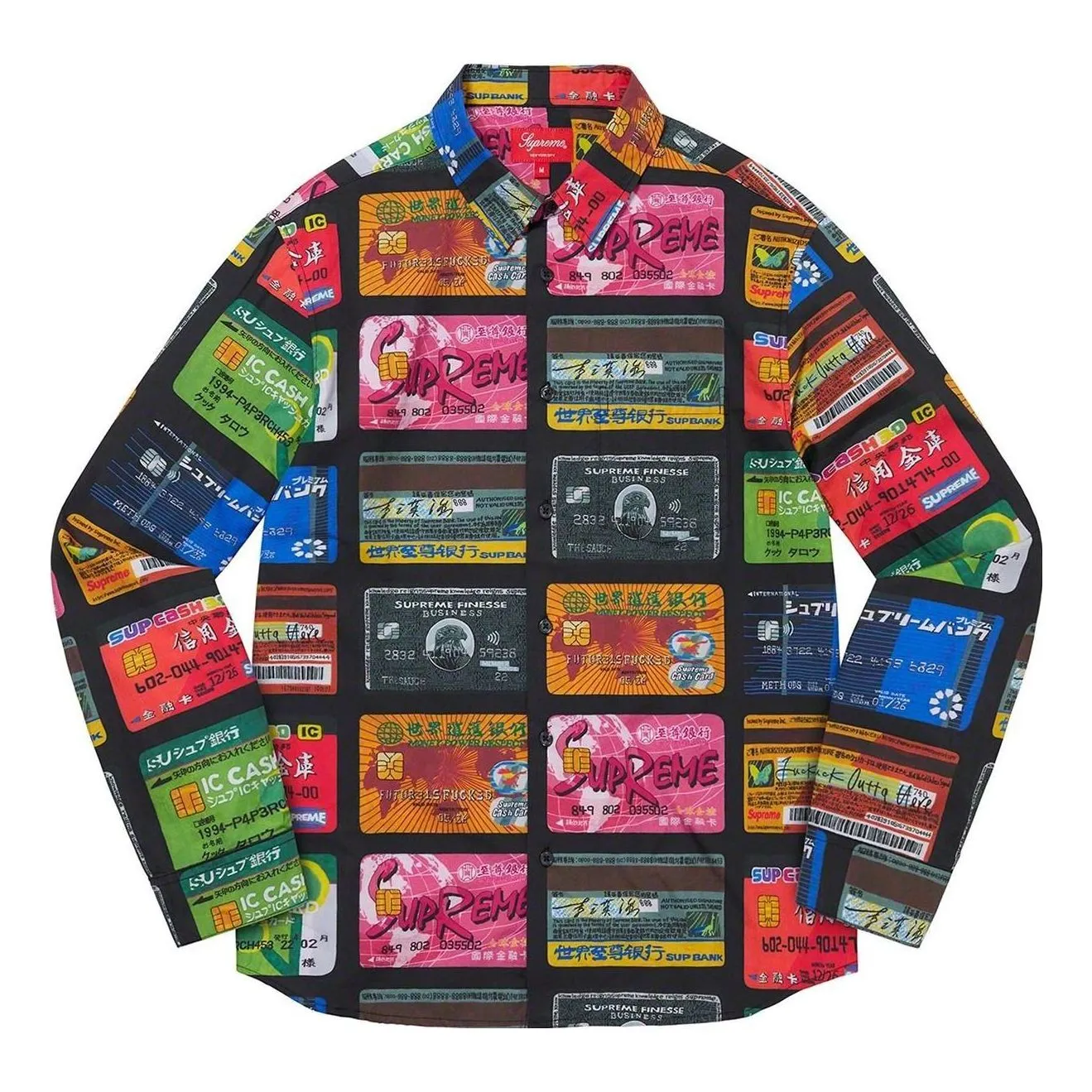 Supreme Credit Cards Shirt 'Multi-Color' SUP-SS22-867 sold by KicksCrew