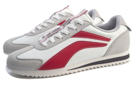 Li-Ning 3K Classic Retro 'White Red Grey' AGCP079-1 sold by KicksCrew