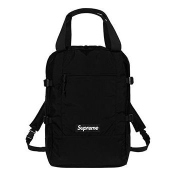Supreme Tote Backpack 'Black White' SUP-SS19-913 sold by KicksCrew