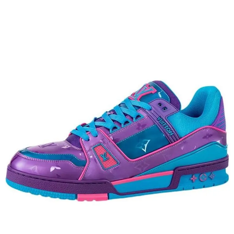 LOUIS VUITTON Trainers 'Blue Purple Pink' 1A9JQJ sold by KicksCrew